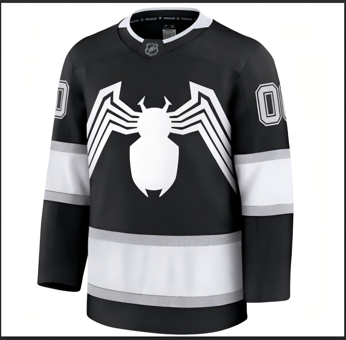 Custom Men 2026 NHL black jersey